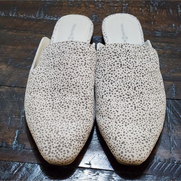 Treasure and‎ Bond Tenova leather slides clogs sandals size 8.5 - Picture 1 of 7